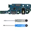 MMOBIEL Connettore Dock Compatibile con Samsung Galaxy A20e 2019 - Presa di Ricarica USB C - Audio Jack/Microfono/Antenna di Ricambio - incl. Cacciaviti