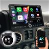 DYNAVIN Android Autoradio Navigatore per Jeep Wrangler 2007-2017; 10,1 pollici Radio con Wireless CarPlay e Android Auto | Head-up Display | Dab+ Radio: D10-JP Plus