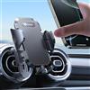andobil Porta Telefono Auto Bocchette Aria Tonde [ 2.0 Design Upgrade per Mercedes ] Supporto Telefono Auto Porta Cellulare Auto per Mercedes-Benz A/B/C/E/S, accessori Benz Mini