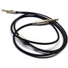 ABLET Cavo audio di ricambio compatibile con cuffie Denon AH-D600, AH-D7200, AH-D7100, AH-D9200, AH-D5200, Meze 99 Classics, Focal Elear, 1,5 m, colore: Nero