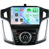 MISONDA MSD 9 Pollice 2G+64G Autoradio Per Ford Focus (2012-2017) | Android 15 GPS Navigation Radio | Carplay Android Auto Volant Dual Band WiFi DSP DAB Bluetooth Mirror link | Telecamera | 2 Din