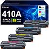 Coloran 410A CF410A MFP-M477fdw Toner compatibile con HP 410A CF410A, per stampanti HP Color LaserJet Pro MFP M477fdn M477fdw M477fnw M452dn M452nw M452dw (4, nero, ciano, magenta, giallo)