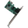 Denash Adattatore per scheda di rete Ethernet Gigabit PCI-E Realtek 8111E Scheda di rete a una porta 10/100/1000Mbps Scheda LAN Scheda di rete NIC Gigabit Ethernet a porta singola per Windows 7, 8 10 Linux