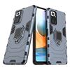 MaiJin Compatibile con Xiaomi Mi Redmi Note 10 Pro, Redmi Note10 Pro Max Cover, Custodia Armor Anello Cavalletto (Funziona con il Supporto Magnetico per Auto) Case Paraurti (Blu Navy)
