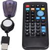 PUSOKEI Telecomando PC Computer Portata 8m / 26ft Wireless Computer Controller Mini USB Media Center Controller con Ricevitore USB per , per DVD/VCD/MP3/Audio Media