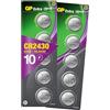 GP CR2430 - Set da 10 | GP | Batterie al Litio a Bottone CR 2430 da 3V - Lunga Durata