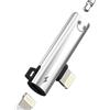 HOYULLI Adattatore jack da Lightning a 3,5 mm (2 in 1) per iPhone 14 13 Pro Max per Apple MFi Certified AUX, ricarica audio, caricatore auricolari, accessori per iPad Lighting, doppio convertitore auto