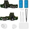 Eonpam Dock ricambi per Samsung Galaxy A20S Connettore di Ricarica Porta Caricatore Port Microfono Audio Jack + Kit di Riparazione Sostituzione