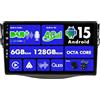 BXLIYER SXAUTO (Built-in 4G / DAB) Android 15-6G+128G Autoradio Per Toyota RAV4 (2007-2012) - Senza fili CarPlay/Android Auto - Camera + MIC - Fast-boot Volante 360-CAM HDMI WIFI DSP - 2 Din IPS 9 Pollici