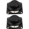 EMSea 2 Pezzi Mini Altoparlanti Audio Quadrati 40 Mm Altoparlante Magnetico Interno 4? 5 W Corno A Gamma Completa Per Walkie-talkie E Audio Bluetooth