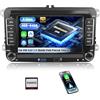 SIXWIN Qualcomm 8 Core 4+64G Android 13 Autoradio con CarPlay/Android Auto/DSP per VW Golf 5 Golf 6 Polo Passat Tiguan Seat Touran,7 Pollici HD Schermo con WiFi6 Navi Bluetooth 5.1 RDS/FM