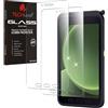 TECHGEAR Pellicola protettiva in vetro temperato per Samsung Galaxy Tab Active 5 da 8 (SM-X306), durezza 9H, trasparenza HD, reattiva, senza bolle, per Samsung Galaxy Tab Active 5 da 8, confezione