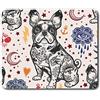 Destination Vinyl Ltd Confortevole Mat Mouse - Bulldog francese tatuaggio Animali domestici Cane 23,5 x 19,6 cm (9,3 x 7,7 pollici) per il calcolatore & computer portatile, ufficio, regalo, base antiscivolo - RM8458