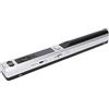ciciglow Scanner per Documenti, 300 600 900 DPI Scanner Portatile per Schede di Memoria Scanner per Ricevute di Archiviazione per Documenti Foto Riviste(Argento Nero)