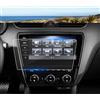 Coleya Pellicola Protettiva per Navigazione Compatibile con Skoda Octavia 3 MK3 5E RS 2017-2019, Pellicola Protettiva in Vetro Temperato, 9H Antigraffio GPS Proteggi Schermo (9,2 Pollici)