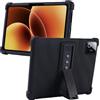 MEMELOKA Cover per Xiaomi Pad 8/Xiaomi Pad 8 PRO 11.2 Pollici, Custodia Antiurto in Silicone Morbido Protettiva con Supporto[Protezione da Caduta], Nero