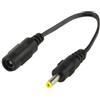 TOPCHARGEUR TOP CHARGEUR * Adattatore Punta Cavo 20cm Cavo Spina Alimentazione Asta Connettore: 5.5mm 2.1mm Femmina a 4.0mm 1.7mm Maschio