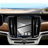 Coleya Pellicola Protettiva per Navigazione Compatibile con Volvo XC40 XC60 XC90 V60 V90 S90 S60 C40 2017-2023, Pellicola Protettiva in Vetro Temperato, 9H Antigraffio Schermo Proteggi (8,7 Pollici)