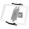 QWORK® Supporto da parete per tablet,con base girevole a 360°, per dispositivi da 4.7 a 15 pollici