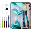 Duotipa [Non Supporta Impronte digitali Nuovo Display LCD TFT Touchscreen Digitizer di Ricambio per Xiaomi Mi 11 Lite 5G NE/NE 5G / Mi 11 Lite 4G / 5G con Kit di Strumenti Tecnici di Riparazione