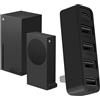 Joso Per hub USB a 5 porte per la serie Xbox, porta USB ad alta velocità, adattatore adattatore compatibile con console Xbox serie x/s, splitter hub con 4 USB-A+ 1 tipo C 3.0, nero