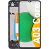OnlyTech - Schermo LCD completo con telaio assemblato di ricambio per Samsung Galaxy A03 Core (SM-A032F)