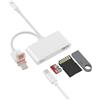 ZOIOT Lettore Schede SD,Lettore SD Card,4 in 1 Lettore SD,Lettore Scheda SD compatibile con iPhone 16 series, Galaxy S24/S24 Ultra, iPad Pro/iPad Air, MacBook Pro/MacBook Air