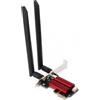 Elprico PCIE WiFi 6E WiFi Card, Scheda PCIE WiFi per PC Desktop, Bluetooth 5.2, Adattatore Wireless TRI Band con MU-MIMO, OFDMA, per Vittorie 10,11 e Sistemi Linux