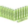 BLLRC 12PCS 1.2V 1800mAh Ni-MH AA Batterie sono adatti per il microfono senza fili, giocattoli elettrici, mouse RC, calcolatrice, rasoio, tastiera, elettrodomestici, luce solare batterie ricaricabili