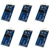 ZkeeShop 6Pcs Serial Wireless WiFi ESP8266 ESP01 3.3V 5V ESP-01 Serial Adapter Module for Arduino