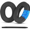 YunYiYi Cuscinetti auricolari di ricambio Compatibile con Sennheiser HD598, HD598CS, HD560S, HD598SE, HD620S, HD518, HD599, HD569, HD579, HMEC 250, con pelle proteica (CG)