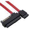 JSER SFF-8642 - Cavo da 29 pin SAS a 7 pin SATA per hard disk; cavo raid con porta di alimentazione SATA a 15 pin