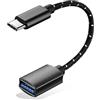Sooiiyu Adattatore USB C a USB Tipo C Maschio a Femmina, Compatibile con iPhone 16/15 Pro Max, iPad Pro, MacBook Air, Samsung Galaxy S24/S23/S22/S21, Google Pixel, Huawei