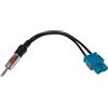 Daniko Adattatore antenna radio ISO a doppio 2 X Fakra DIN antenna radio spina