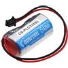 TECHTEK Batteria 1800mAh compatibile con [Mitsubishi] CR17335SE-R, ER2/3A, GT15-BAT, Q02CPU, Q02HCPU, Q06HCPU, Q12HCPU, Q12PHCPU, Q12PRHCPU, Q170HBATC, Q172HCPU, Q173HCPU, Q25HCPU, Q25PHCPU, Q25P FBA