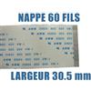 KALEA-INFORMATIQUE KALEA INFORMATIQUE - Cavo Piatto Flessibile a Nastro 60 Fili, 150 mm, Lunghezza 30 mm, Larghezza per Elettronica e/o informatica (connettori ZIF Filo-Scheda) AWM Tipo FPC