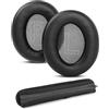 ACCOUTA Cuscini per cuffie e Archetto Cuscino Sostituzione Compatibile con Anker Soundcore Life Q20/Q20BT Cuffie Cuscinetti per cuffie con Premium Pelle proteica e Schiuma Memory
