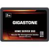 Gigastone Home Server SSD 2TB NAS SSD Drive Cache 24/7 Durevole TLC Ad alta resistenza Sincronizzazione dati cloud personale Network Attached Storage RAID 3D NAND 2.5 SATA Interni Hard Disk a stato
