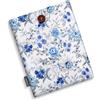 TiMOVO Custodia per 7 E-Reader, Paperwhite e Colorsoft Signature Edition (uscita 2024), Custodia Protettiva per 6-7 pollici Kobo eBook, Bianco & Blu