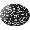 Destination Vinyl Ltd Tappetino per mouse rotondo - zampe di animali gatto cane regalo ufficio - RM12973
