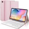 JADEMALL Tastiera per Samsung Galaxy Tab S6 Lite 10.4 2024/2022 - Italiana QWERTY Tastiera Bluetooth con Portapenne per Samsung Tab S6 Lite 10.4 2024/2022, Rosa