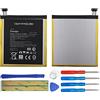 Duotipa Batteria di ricambio C11P1502 compatibile con ZenPad 10 10.1 Z300C Z300M Z300CG Z300CL P023 P01T batteria con attrezzi