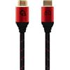 OEHLBACH GAMING New Game Red - 3 metri - Cavo HDMI 2.1b - Certificazione Ultra High Speed 8K@60Hz, eARC, ALLM, VRR, DSC - Compatibile con PS5, Xbox Series X/S, Nintendo Switch, PC - Nero - 1 pezzo
