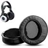 ACCOUTA Cuscinetti auricolari di ricambio Compatibile con Sony MDR-RF5000 MDR-RF6000 MDR-RF6500 MDR-RF7000 Cuffie Cuscinetti per cuffie con Premium Pelle proteica e Schiuma Memory