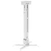 Janety Supporto da soffitto universale per proiettore, inclinabile +-15° - 360°, regolabile in altezza, portata fino a 15 kg, per soggiorno, home cinema, sala conferenze, bianco