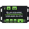 Waveshare Hub USB multifunzionale di grado industriale con 3 porte USB + porta Ethernet da 100 m, adatto per ambienti industriali/ufficio che richiedono un dispositivo di livello superiore