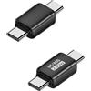 QIANRENON 80Gbps PD240W USB C maschio a USB C maschio adattatore Extender USB tipo C ricarica rapida connettore dati USB4.0 C funzione completa, 8K audio/video OTG, guscio in lega di alluminio, per