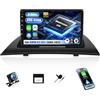 SIXWIN Qualcomm 8 Core 4+64G Android 15 Autoradio per BMW X3 E83 (2004-2012) con CarPlay/Android Auto/DSP,1280 * 720,9 Pollici HD Schermo con WiFi6 Navi Bluetootha 5.1 RDS/FM+Relecamera