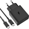 ASKUBSKU 60W Caricatore e 1Metro Cavo per Samsung S26 Ultra 5G, Ricarica Rapida Tipo C Cavo e Mini Adattatore di Caricabatterie USB C 60 Watt PD per Samsung S25+ S24+ S23 Ultra S23+ S22+ Galaxy A56 5G A36 Tab
