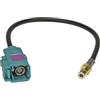 tomzz Audio 1500-042 Adattatore per antenna Fakra (F) a spina SMB (M)